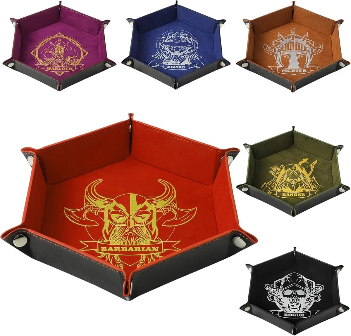 6-Piece Character Class Dice Tray Set